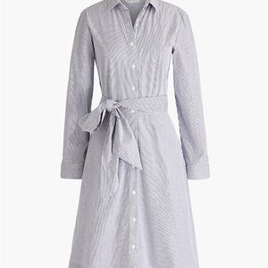 Classic Striped Shirt Dress